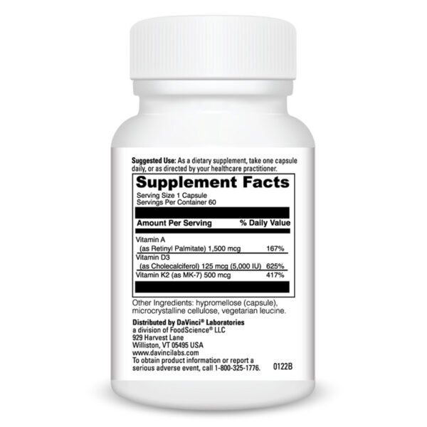 DaVinci Labs A.D.K – 60 Capsules - Image 2