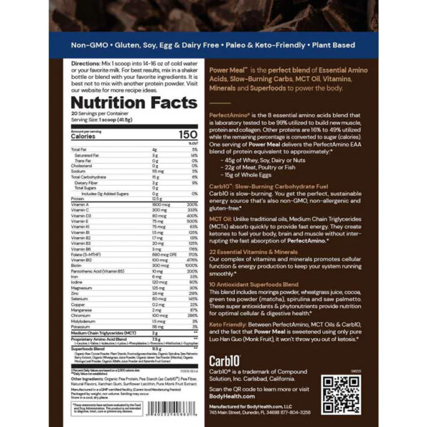 BodyHealth Chocolate – 32OZ - Image 2