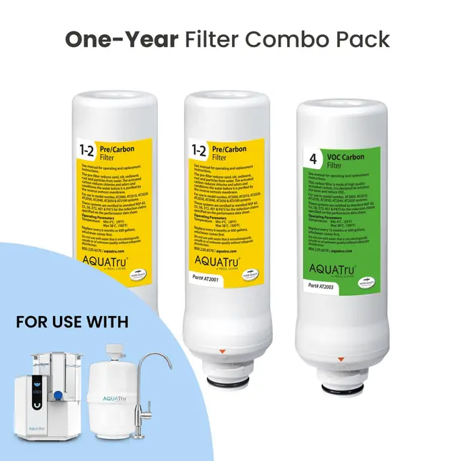 Aquatru Classic-One-Year-Filter-Combo-Pack