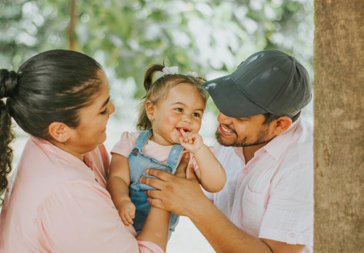 Family spending time outdoors as part of a healthy lifestyle that supports immune resilience